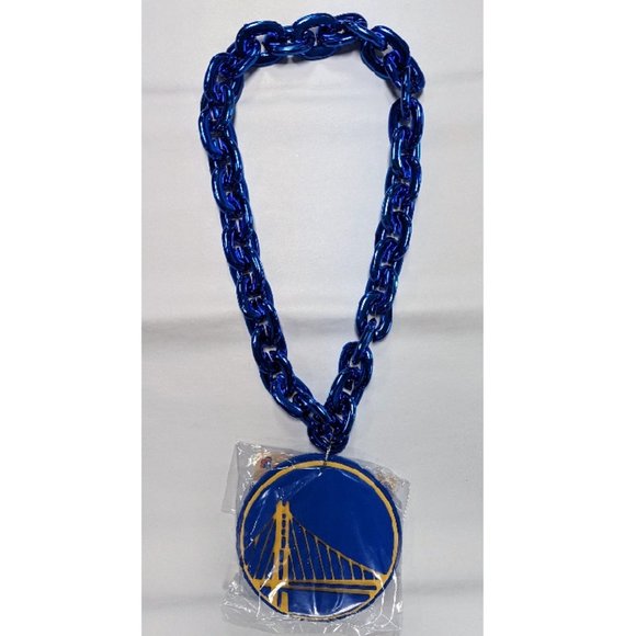FAN FAVE Accessories Golden State Warriors Fan Chain Necklace Royal